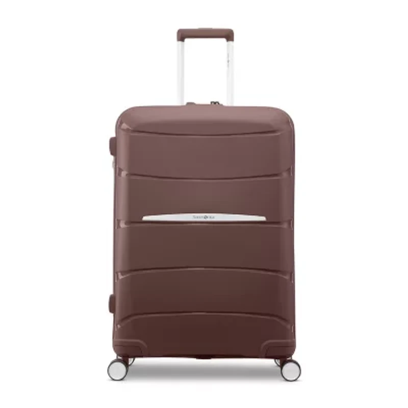 Samsonite Outline Pro 24 Inch Hardside Checked Spinner Luggage