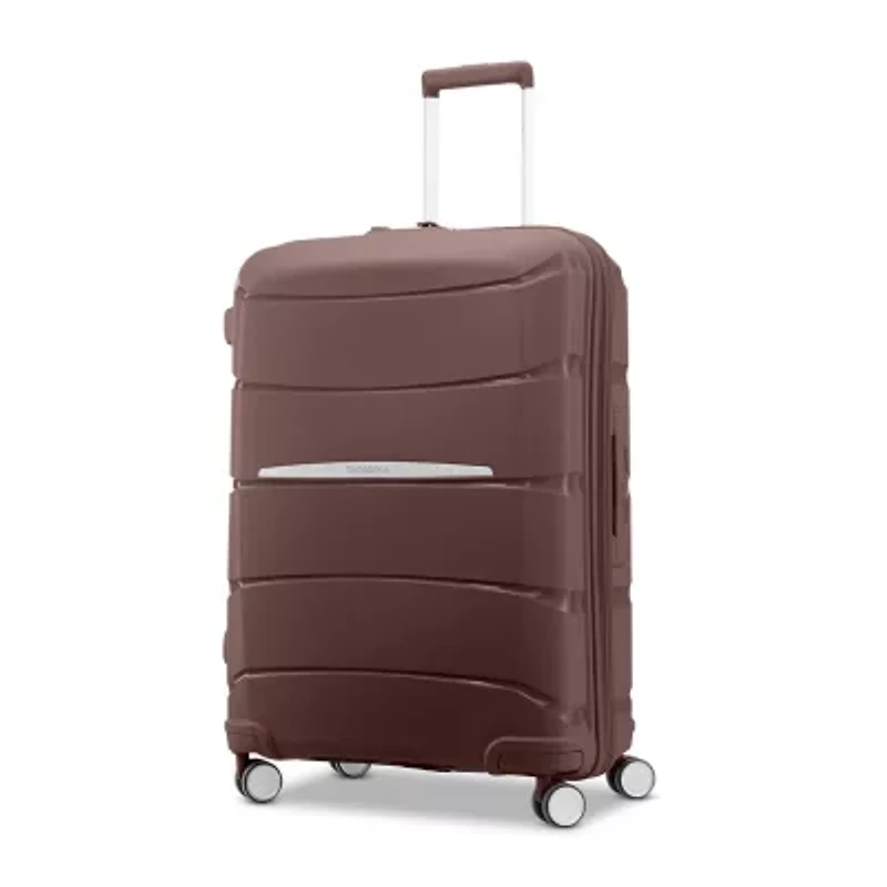 Samsonite Outline Pro 24 Inch Hardside Checked Spinner Luggage
