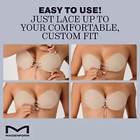 Maidenform® Womens Lace-Up Adhesive Bra MDA105