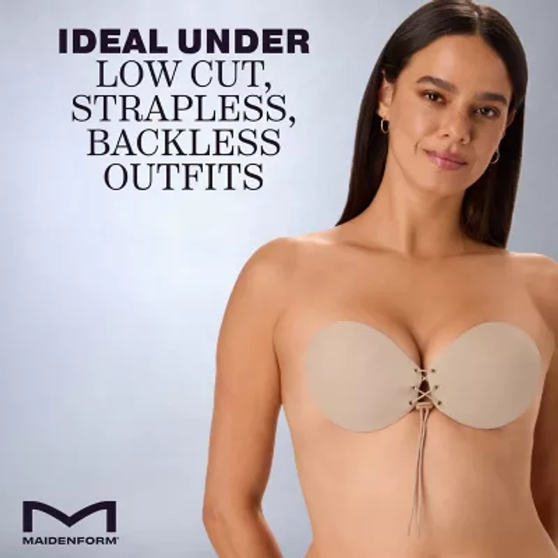 Maidenform® Womens Lace-Up Adhesive Bra MDA105