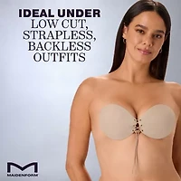 Maidenform® Womens Lace-Up Adhesive Bra MDA105