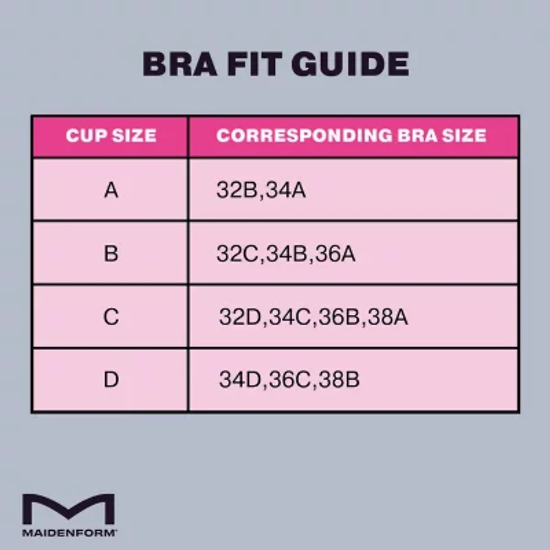 Maidenform® Womens Lace-Up Adhesive Bra MDA105