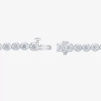 (F / Vs2) Womens 5 CT. T.W. Lab Grown White Diamond 10K Gold 7.25 Inch Tennis Bracelet