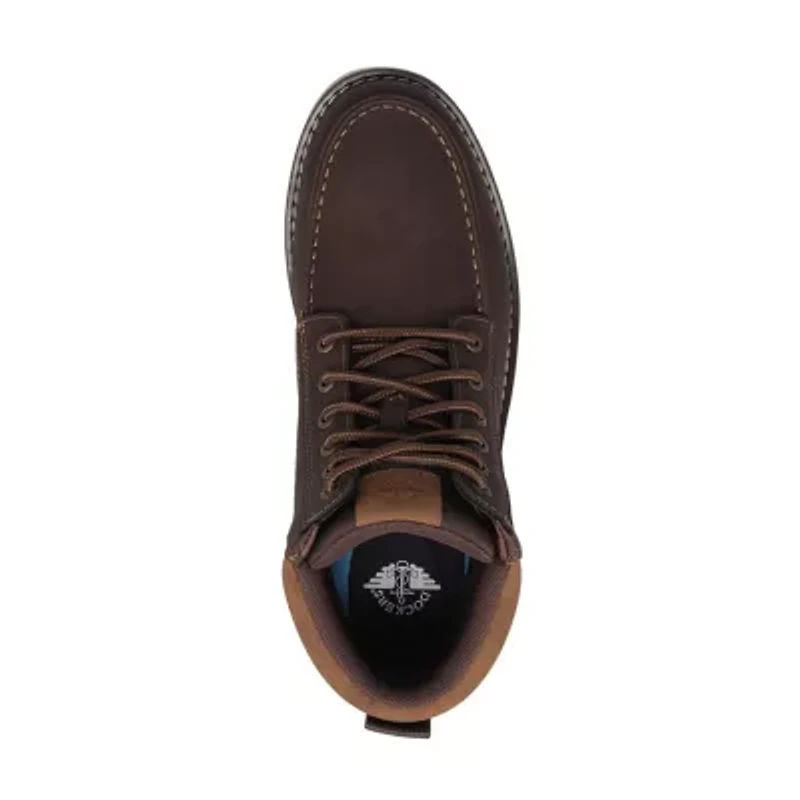 Dockers Mens Davis Flat Heel Lace Up Boots