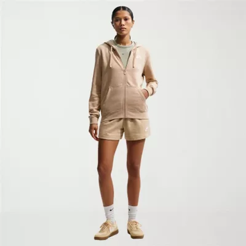 Nike Womens Long Sleeve Fleece Zipper Active Hoodie