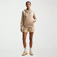 Nike Womens Long Sleeve Fleece Zipper Active Hoodie