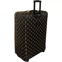 American Flyer Fleur-de-lis 4-pc. Expandable Upright Softside Luggage Set