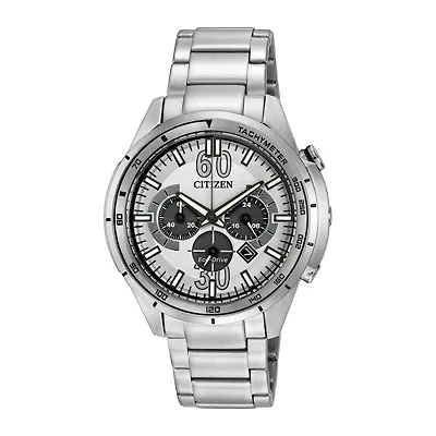 Drive from Citizen® Eco-Drive® Mens Stainless Steel Chronograph Watch CA4121-57A