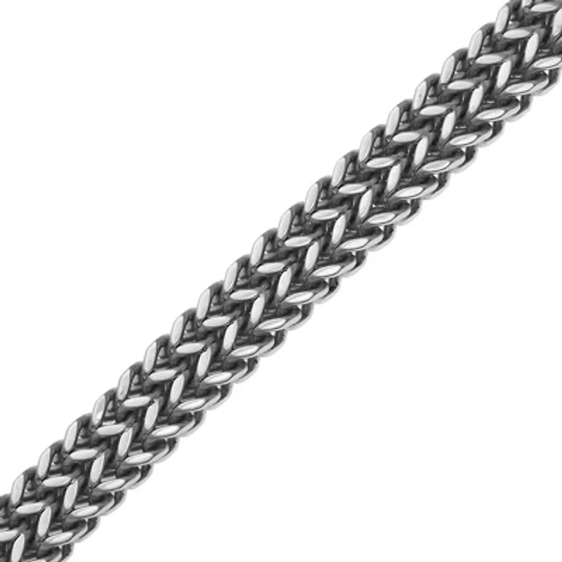 Mens Stainless Steel Wheat Chain Bracelet