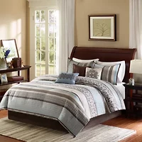 Madison Park Harvard 7-pc. Jacquard Comforter Set