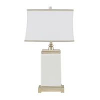 Hampton Hill Signature Colette Rectangular Ceramic Table Lamp