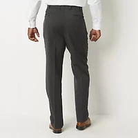 Stafford Coolmax All Season Ecomade Mens Big and Tall Classic Fit Flat Front Suit Pant