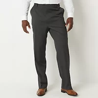 Stafford Coolmax All Season Ecomade Mens Big and Tall Classic Fit Flat Front Suit Pant