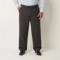 Stafford Coolmax All Season Ecomade Mens Big and Tall Classic Fit Pleated Front Suit Pant