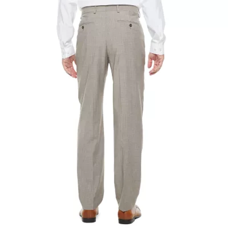 Stafford Signature Mens Big and Tall Stretch Fabric Classic Fit Flat Front Suit Pant