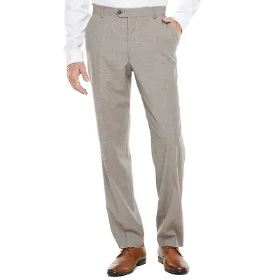 Stafford Signature Mens Big and Tall Stretch Fabric Classic Fit Flat Front Suit Pant
