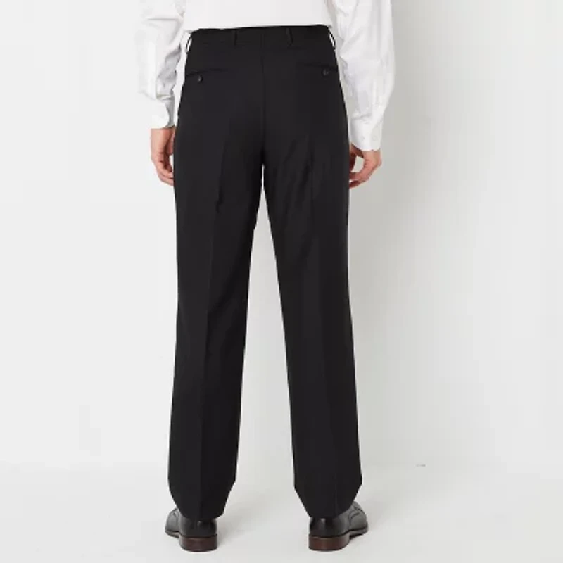 Stafford Signature Smart Wool Mens Big and Tall Stretch Fabric Classic Fit Flat Front Suit Pant