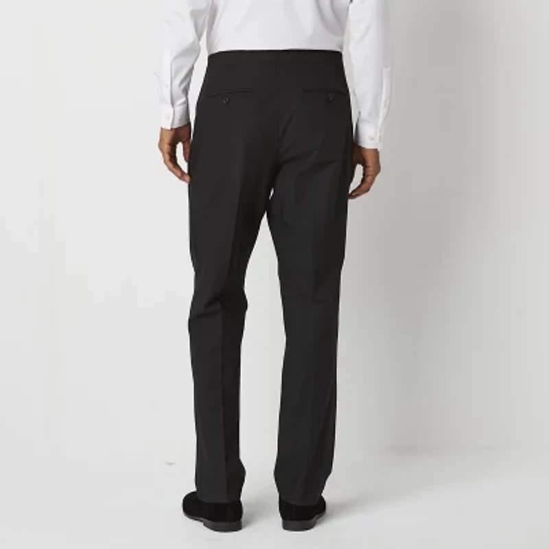 J. Ferrar Ultra Comfort Mens Big and Tall Stretch Fabric Regular Fit Tuxedo Pant