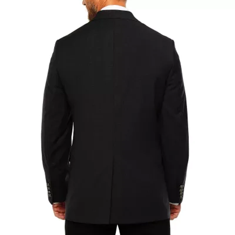 Stafford Hopsack Mens Stretch Fabric Classic Fit Big and Tall Blazer