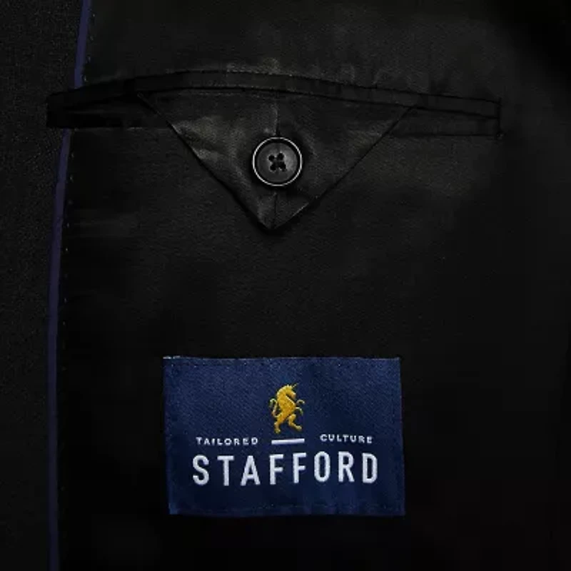 Stafford Hopsack Mens Stretch Fabric Classic Fit Big and Tall Blazer