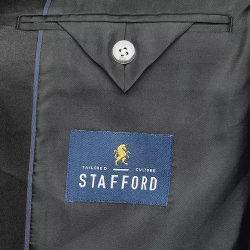 Stafford Coolmax All Season Ecomade Mens Big and Tall Classic Fit Tuxedo Jacket