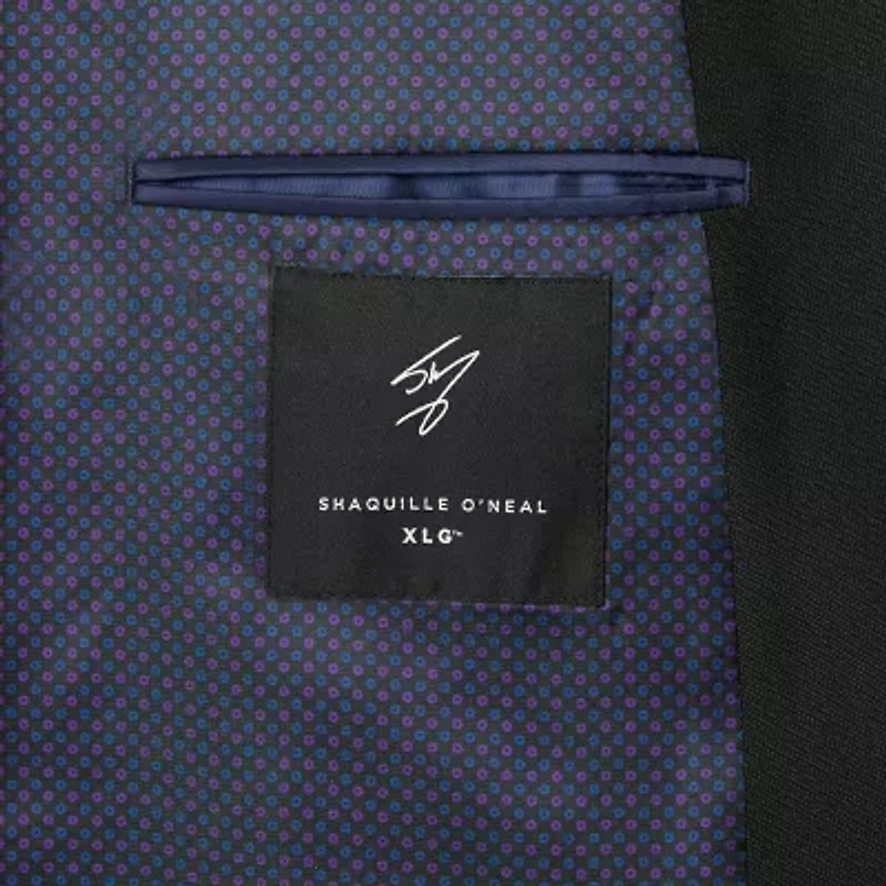 Shaquille O'Neal XLG Mens Stretch Fabric Classic Fit Big and Tall Suit Jacket