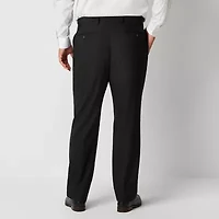 Shaquille O'Neal XLG Mens Big and Tall Stretch Fabric Classic Fit Flat Front Suit Pant