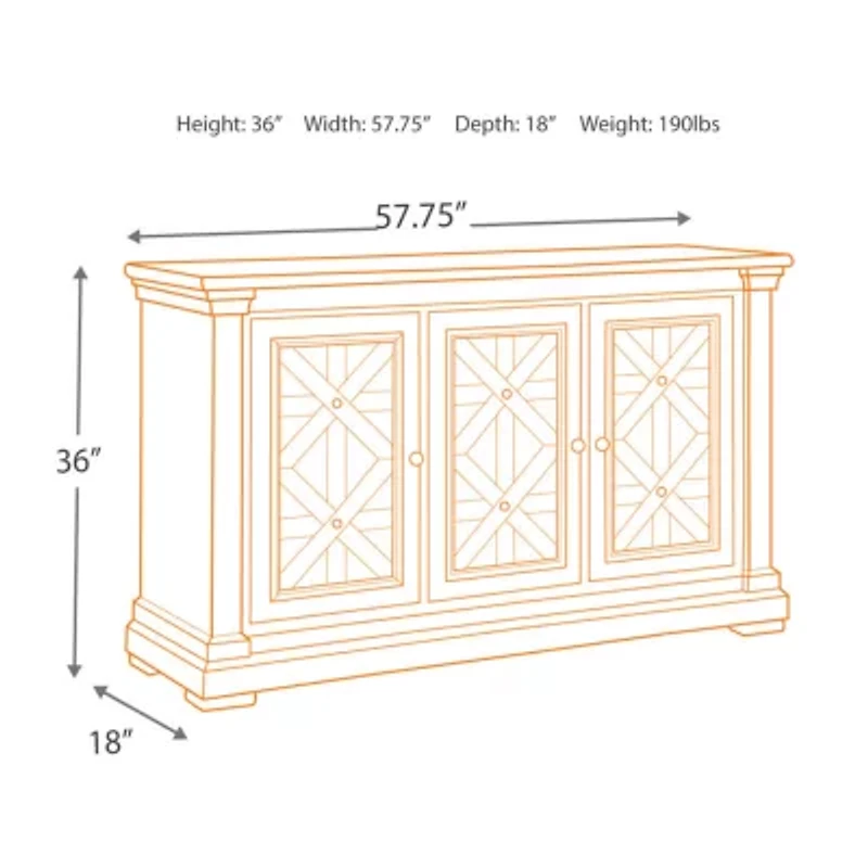 Signature Design by Ashley® Roanoke Room Server