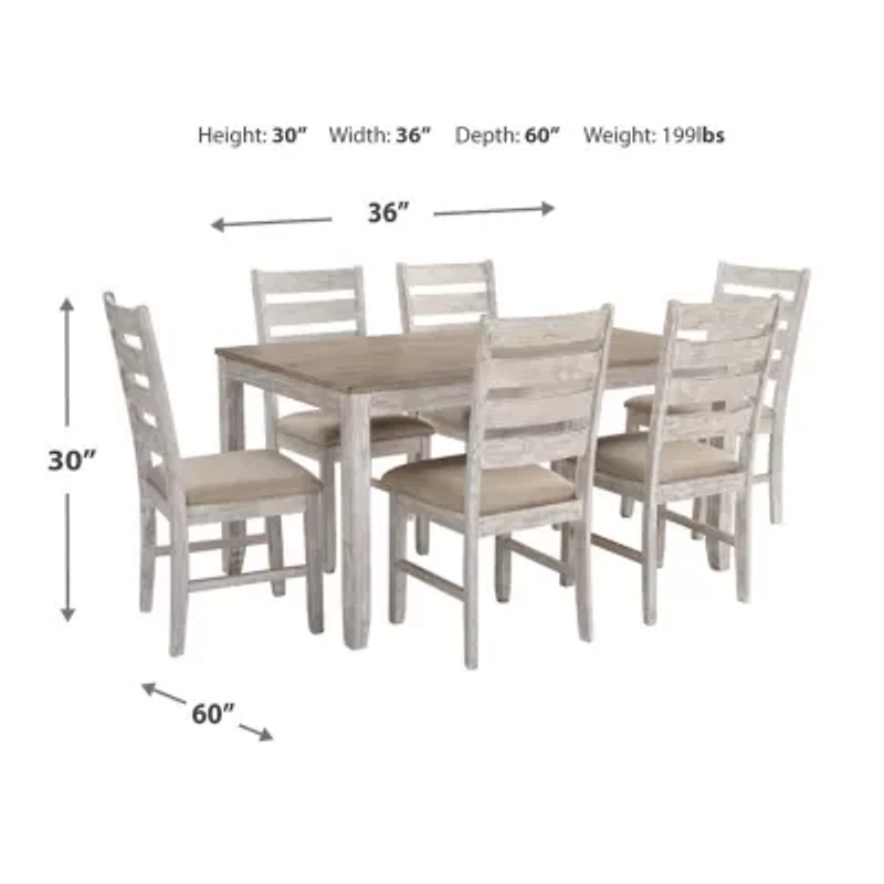 Signature Design by Ashley® Skempton 7-Piece Dining Table and Chairs Set