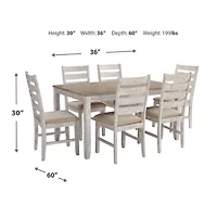 Signature Design by Ashley® Skempton 7-Piece Dining Table and Chairs Set