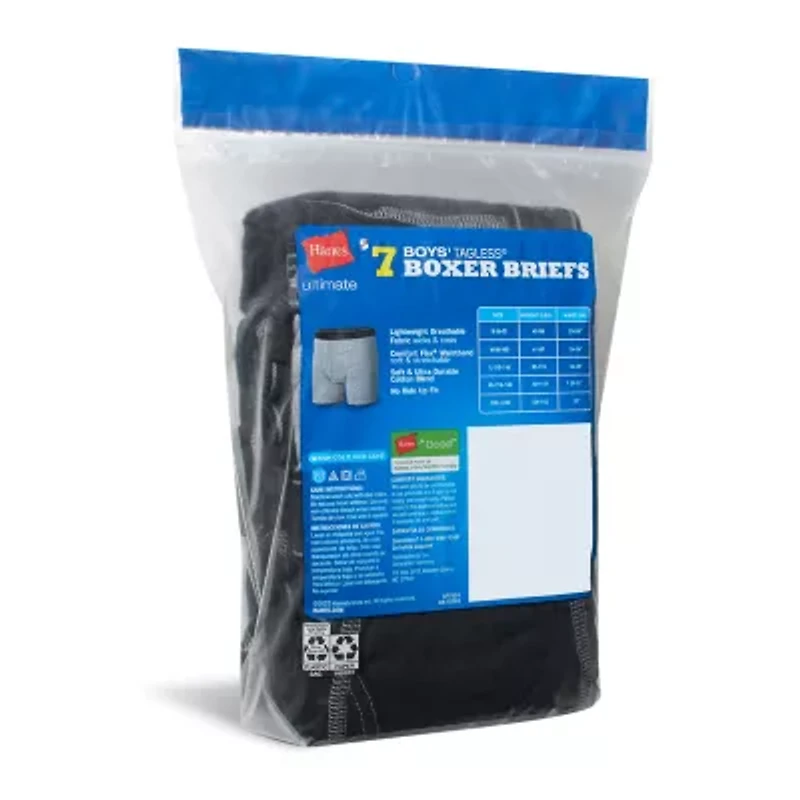 Hanes Little & Big Boys 5+2 Bonus Pack Boxer Briefs