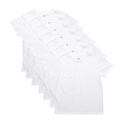 Hanes Big Boys 5 + 2 Crew Neck Short Sleeve T-Shirt Bonus Pack