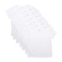 Hanes Big Boys 5 + 2 Crew Neck Short Sleeve T-Shirt Bonus Pack