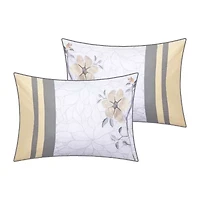Stratford Park Avery 12-pc. Floral Midweight Comforter Set