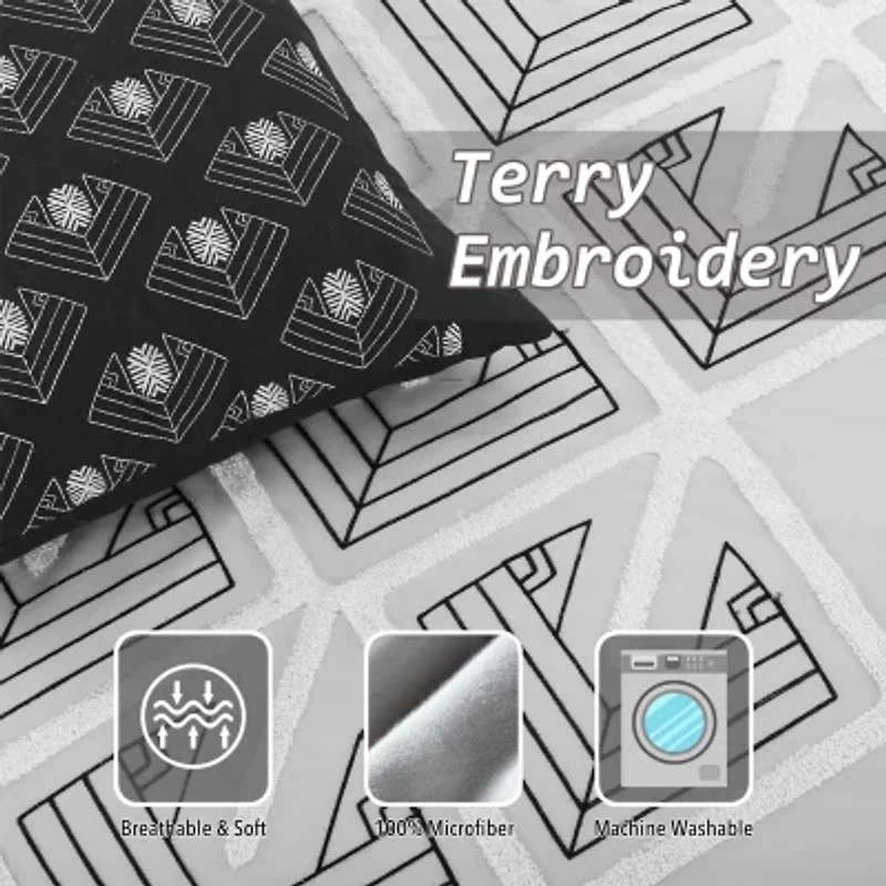 Stratford Park Briana 7-pc. Geometric Midweight Comforter Set