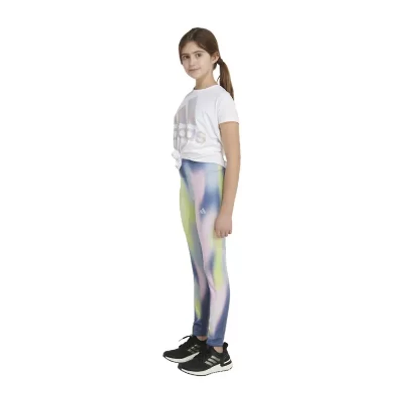 adidas Big Kid Girls Mid Rise Active Full Length Leggings