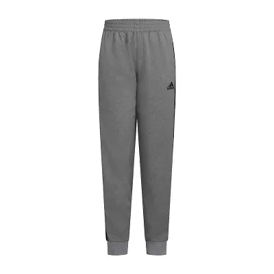 adidas Little Boys Cuffed Mid Rise Regular Fit Jogger Pant