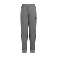 adidas Little Boys Cuffed Mid Rise Regular Fit Jogger Pant