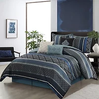Stratford Park Amina 7-pc. Geometric Midweight Comforter Set