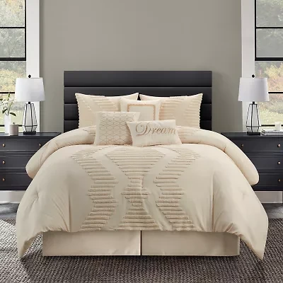 Stratford Park Eloise 7-pc. Geometric Midweight Comforter Set