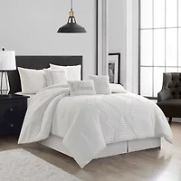 Stratford Park Eloise 7-pc. Geometric Midweight Comforter Set