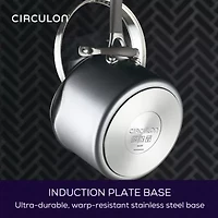Circulon A1 Series with ScratchDefense 3-qt. Covered Straining Saucepan