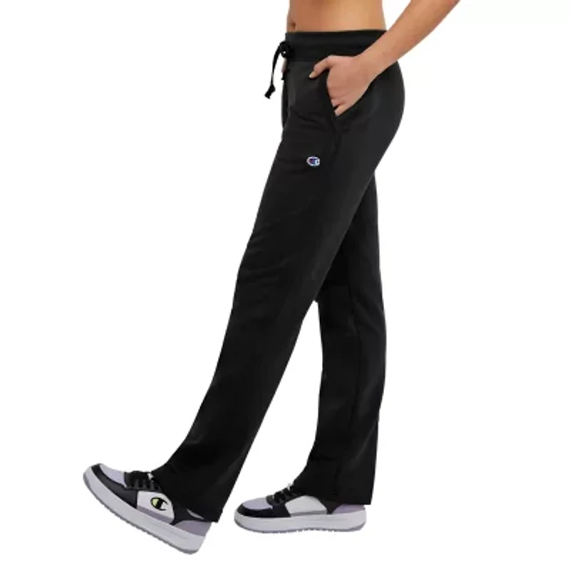 Champion Powerblend Womens Straight Mid Rise Fleece Sweatpant