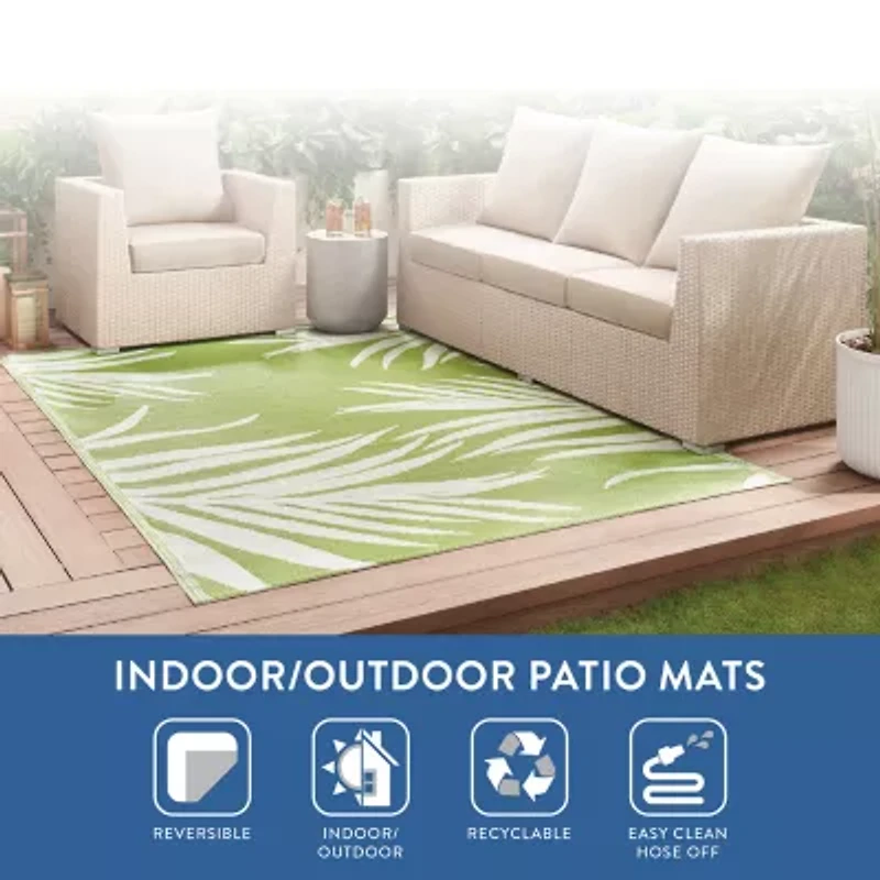 Patio Armor By Surefit Koa Weather Resistant Outdoor Rectanglular Area Rug