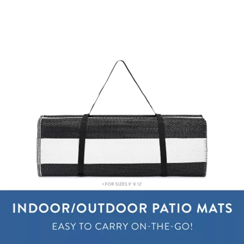 Patio Armor By Surefit Marcio Weather Resistant Outdoor Rectanglular Area Rug