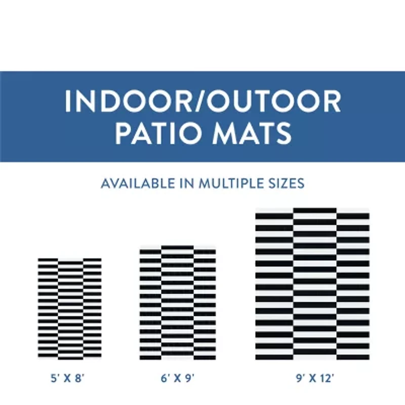 Patio Armor By Surefit Marcio Weather Resistant Outdoor Rectanglular Area Rug