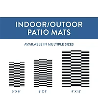 Patio Armor By Surefit Marcio Weather Resistant Outdoor Rectanglular Area Rug