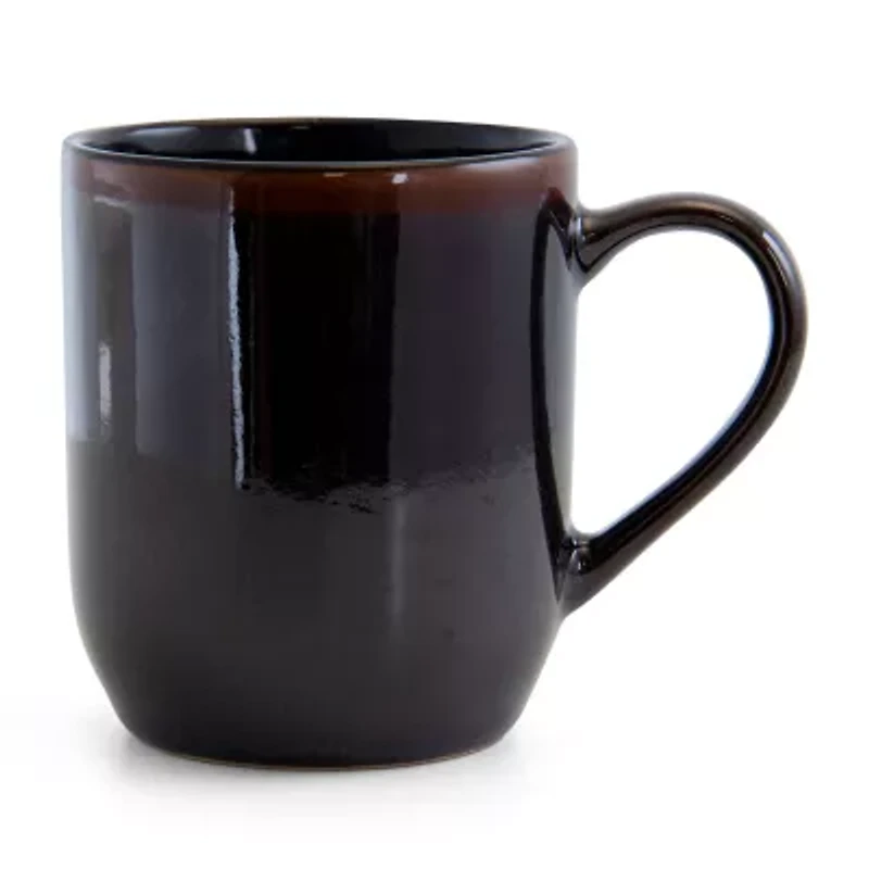 Elama Midnight Beach 16-pc. Stoneware Dinnerware Set