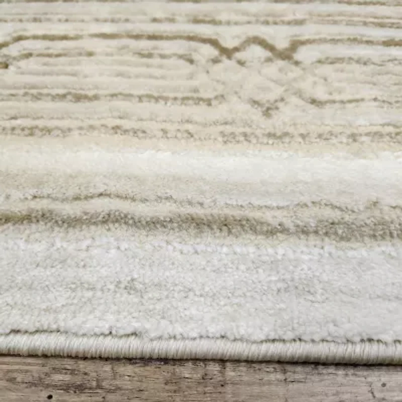 Radici Davide Bordered 5X7 Indoor Rectangular Area Rug