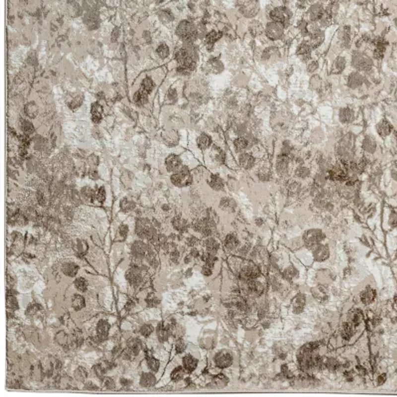 Radici Usa Livigno Floral Washable Indoor Rectangular Accent Rug